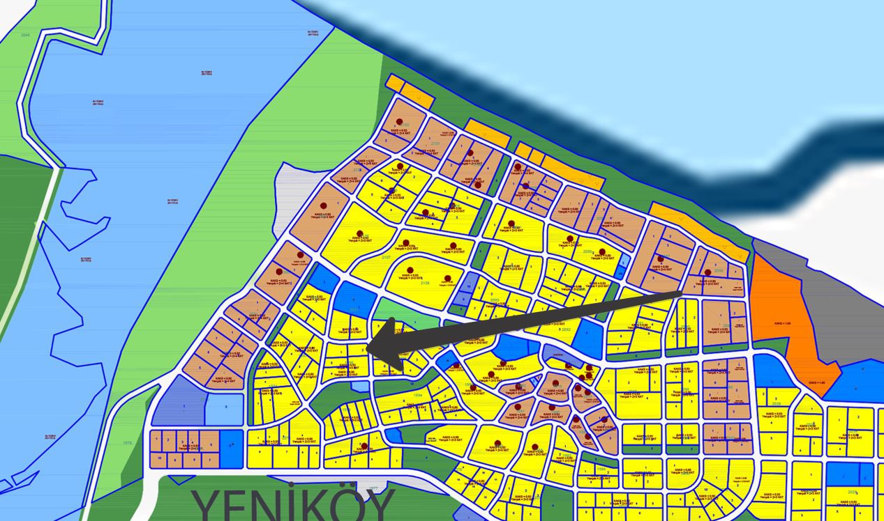 YENİKÖY 160 ADA 16 PARSEL 2828 m²