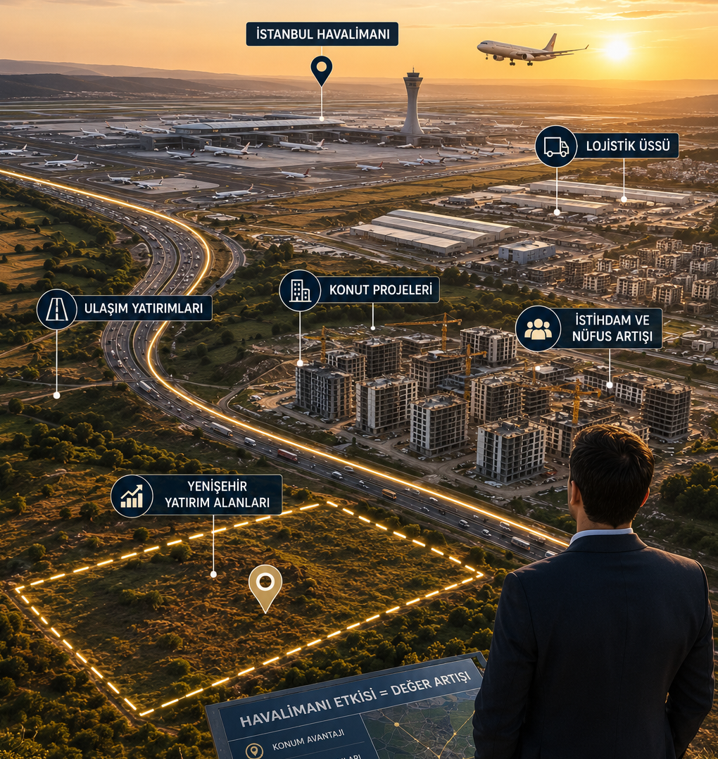 İstanbul Havalimanı Yenişehir Arazi Piyasasını Nasıl Etkiliyor?