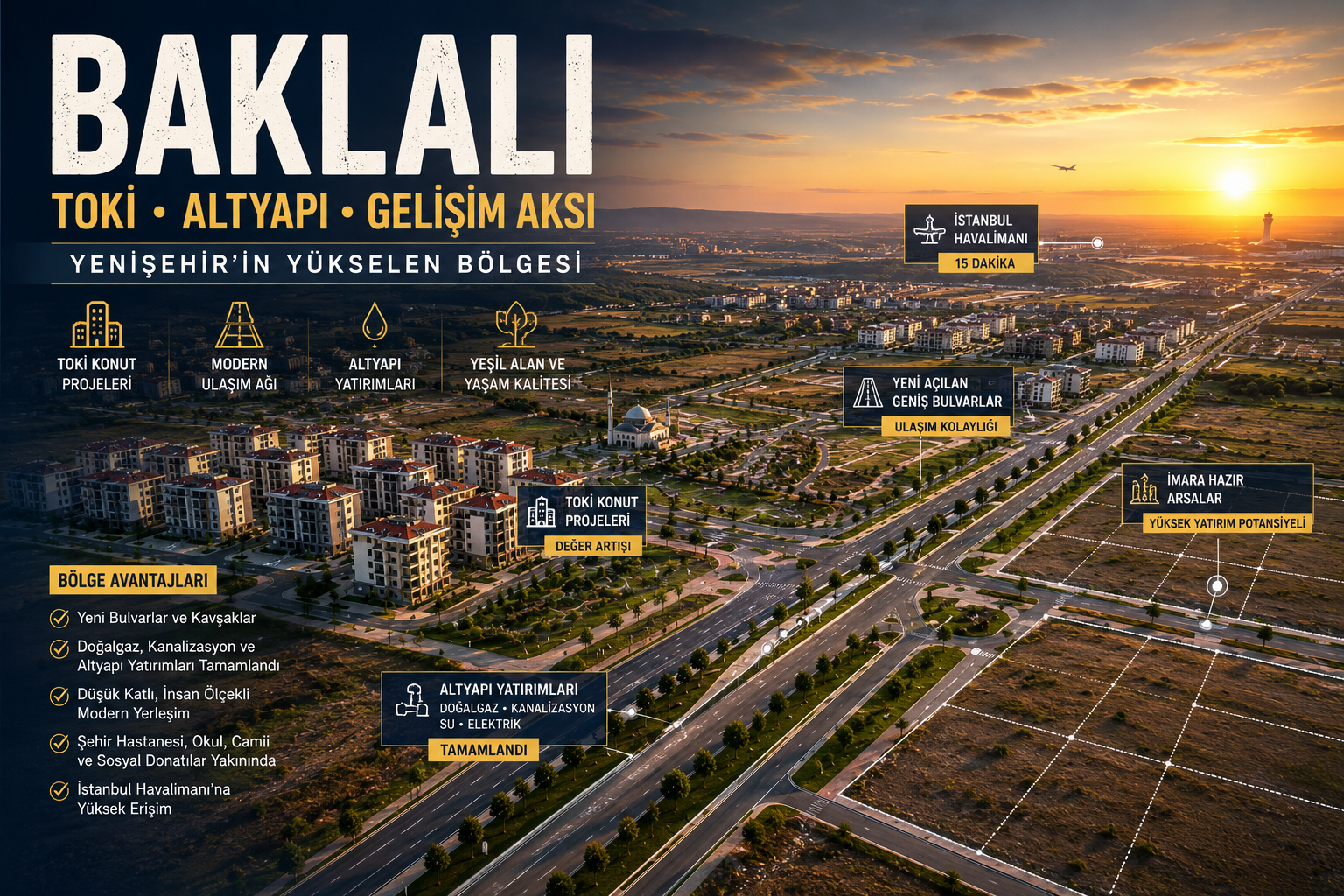 Baklalı Bölge Analizi: TOKİ ve Altyapı Yatırımlarının Etkisi