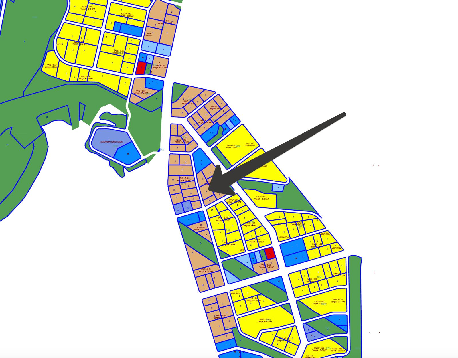 Tayakadın 101 Ada 580 Parsel 245 m2