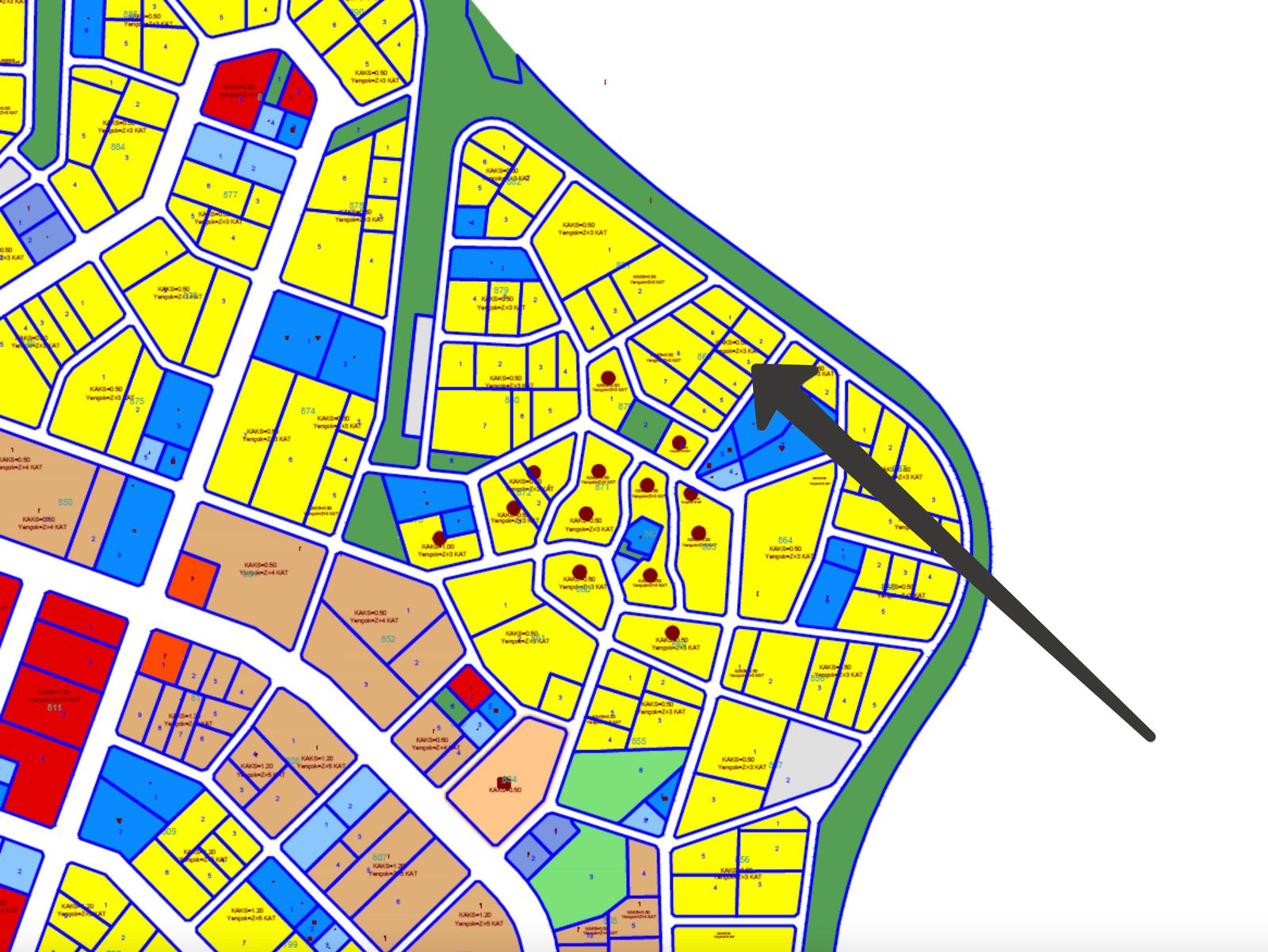 Hacımaşlı 117 Ada 15 Parsel 347 m2
